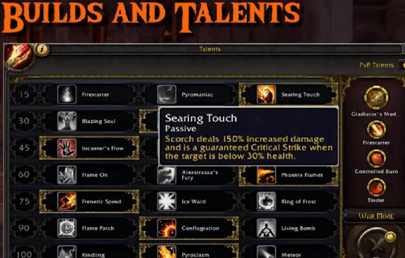 Fire Mage Talents
