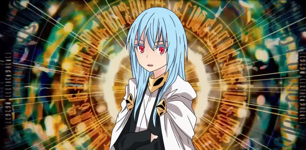 Rimuru is a character from the light novel and anime series "That Time I Got Reincarnated as a Slime". He is a slime monster who has the ability to absorb the abilities and traits of any creature he consumes, making him a formidable opponent in battle. One of Rimuru's most notable abilities is his "Predator" ability, which allows him to consume other creatures and add their abilities and traits to his own. This allows him to quickly adapt to new situations and gain new skills and powers, making him a versatile and formidable opponent. In addition to his Predator ability, Rimuru also possesses a number of other powerful skills. He has a regenerative ability that allows him to quickly heal from injuries, and he is able to change his shape and size at will, allowing him to take on various forms in battle. He also has the ability to teleport short distances and can even create portals to other dimensions. In terms of raw physical strength, Rimuru is also quite formidable. As a slime monster, he is able to stretch and contort his body in ways that allow him to deliver powerful blows and grapple with his opponents. He has also demonstrated the ability to lift and throw objects several times his own size and weight. Overall, Rimuru is a highly formidable opponent in battle, thanks to his versatility, regenerative abilities, and raw physical strength. He is able to quickly adapt to new situations and gain new abilities, making him a formidable opponent for any enemy.